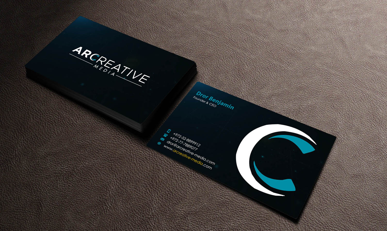 Business Card Design by INDIAN_Ashok for arcreative | Design #13734862