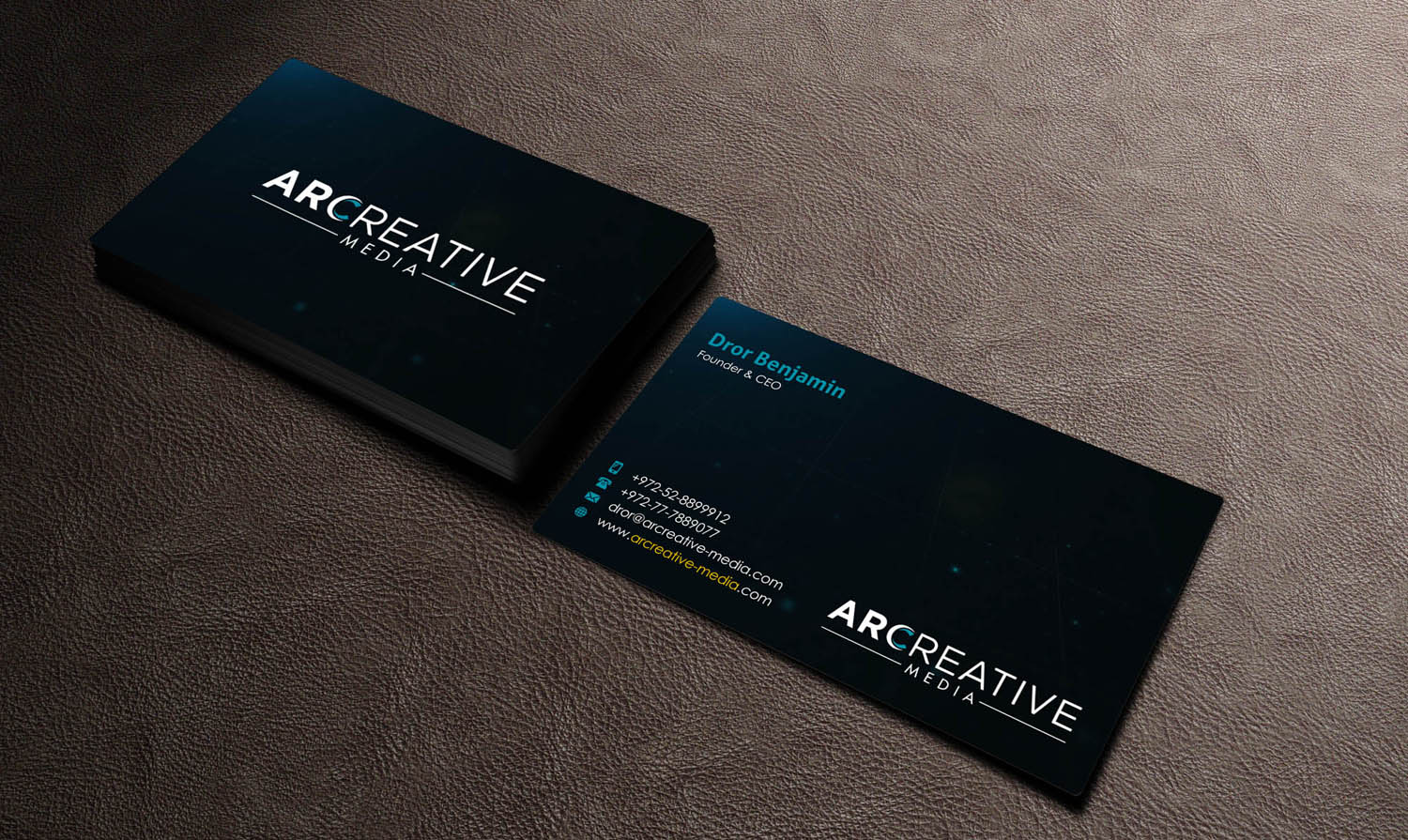 Business Card Design by INDIAN_Ashok for arcreative | Design #13734864