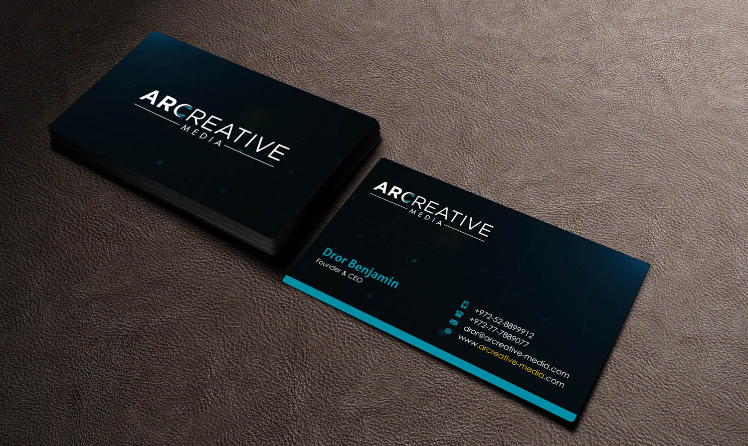 Business Card Design by INDIAN_Ashok for arcreative | Design #13734866