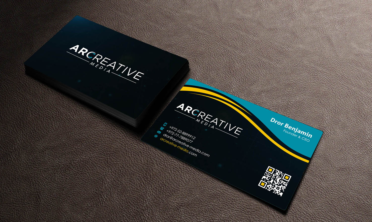 Business Card Design by INDIAN_Ashok for arcreative | Design #13734870