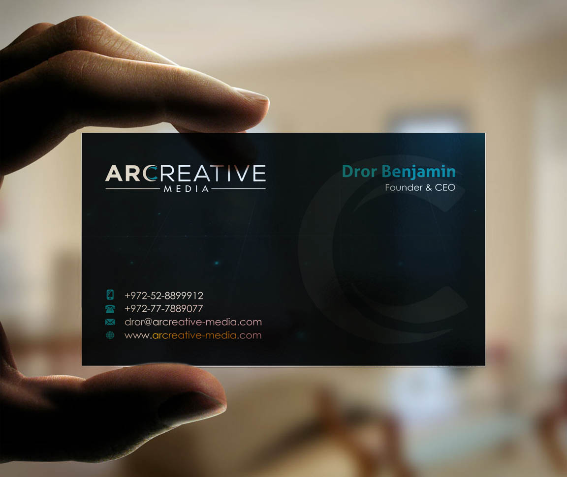 Business Card Design by INDIAN_Ashok for arcreative | Design #13734875