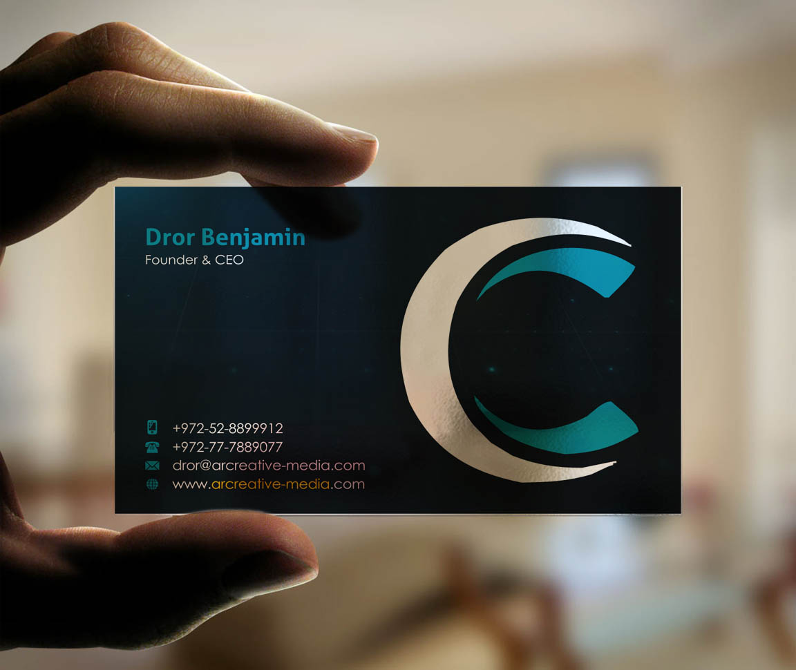 Business Card Design by INDIAN_Ashok for arcreative | Design #13734882