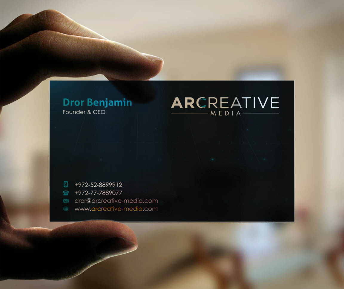 Business Card Design by INDIAN_Ashok for arcreative | Design #13734884