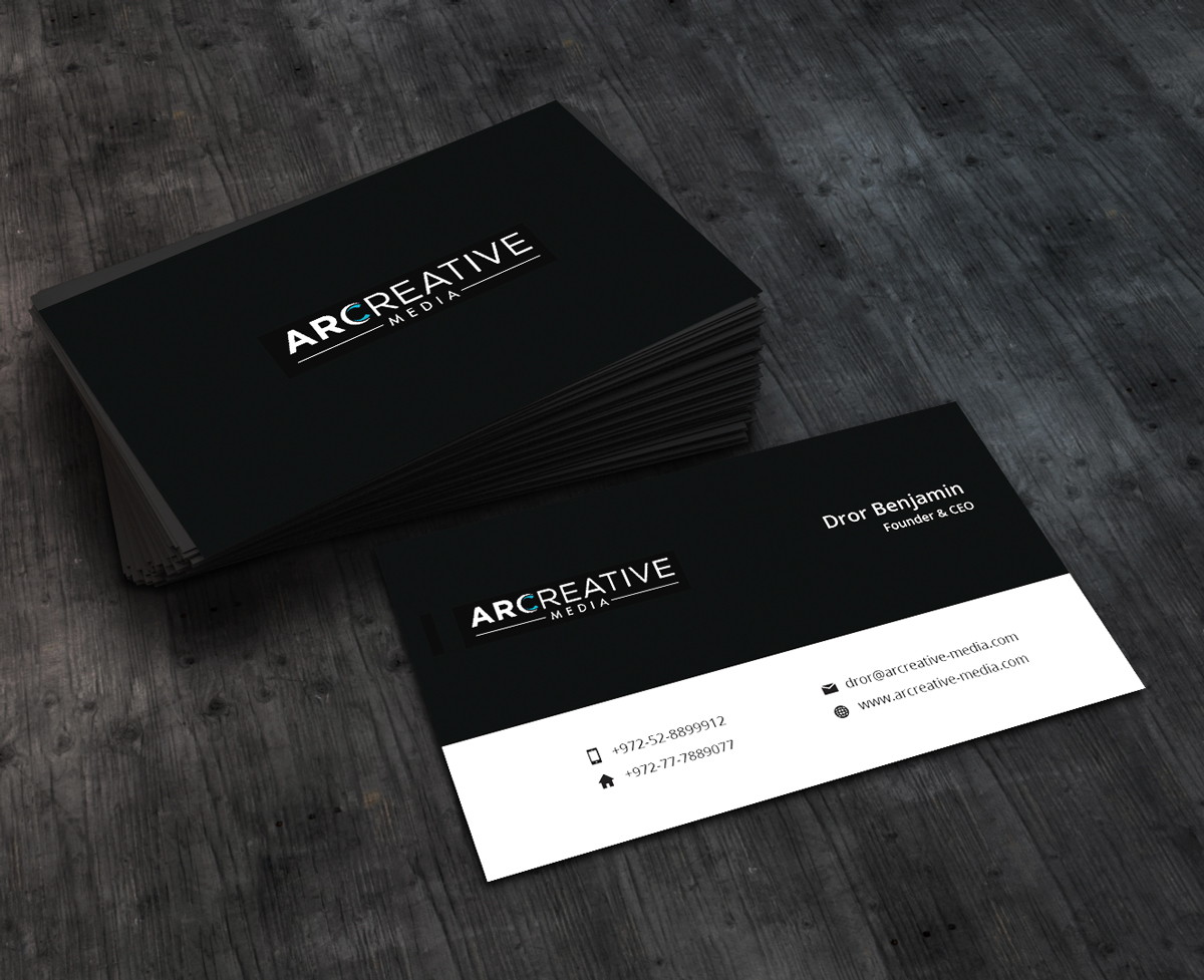 Business Card Design by AbyJohns for arcreative | Design #13648685