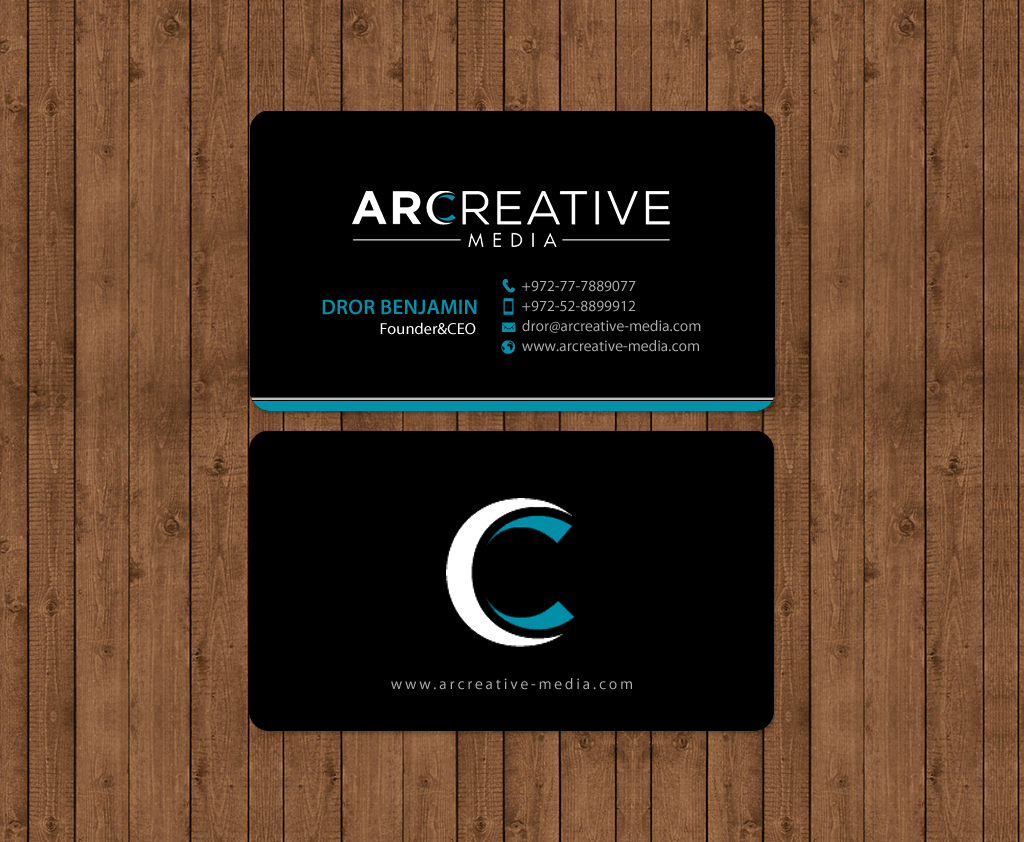 Business Card Design by chandrayaan.creative for arcreative | Design #13664254