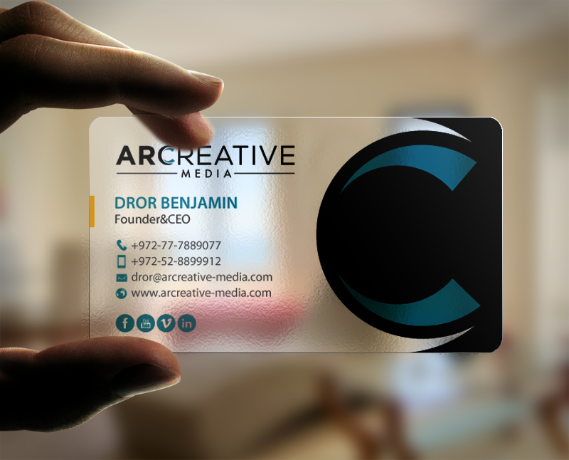Business Card Design by chandrayaan.creative for arcreative | Design #13666445