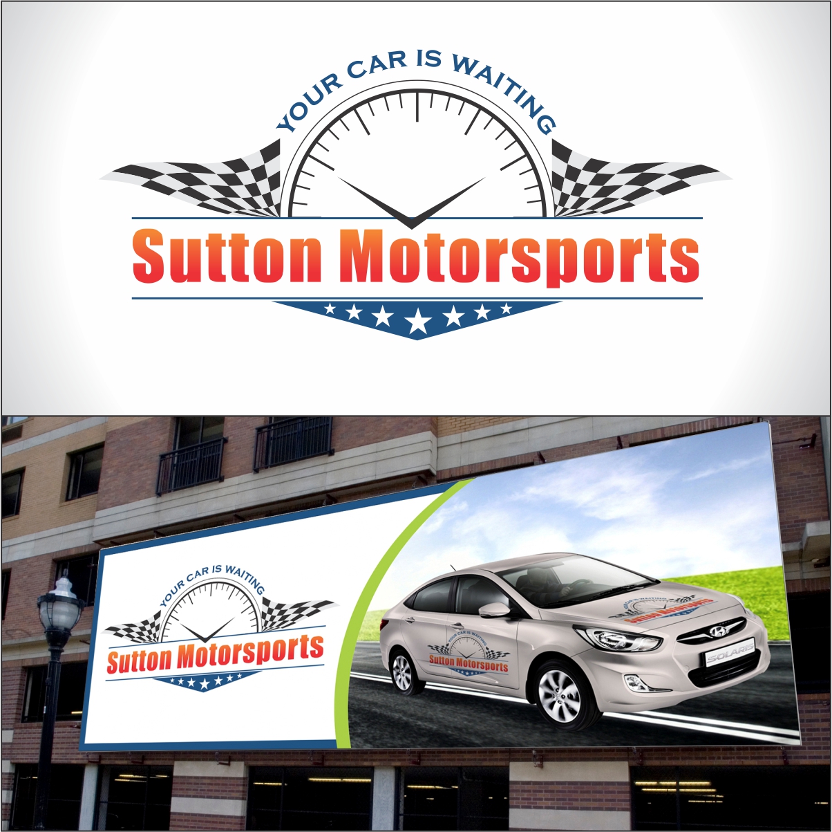 Logo Design by Robert Macwan for Sutton Motorsports | Design #13739107