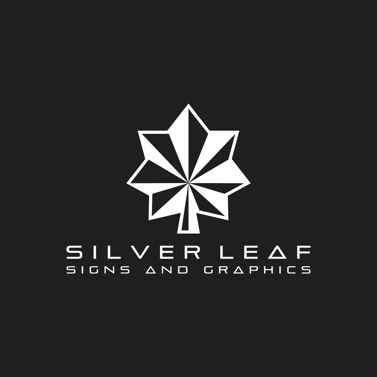 Colorful, Upmarket, Digital Signage Logo Design for Silver Leaf Signs