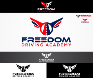 Logo Design by sangeloenriquez for Freedom Driving Academy | Design: #13673004
