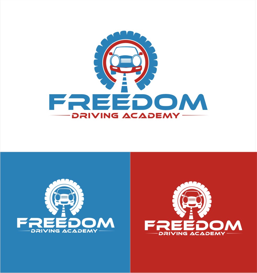 Logo Design by delu 003 for Freedom Driving Academy | Design #13673112