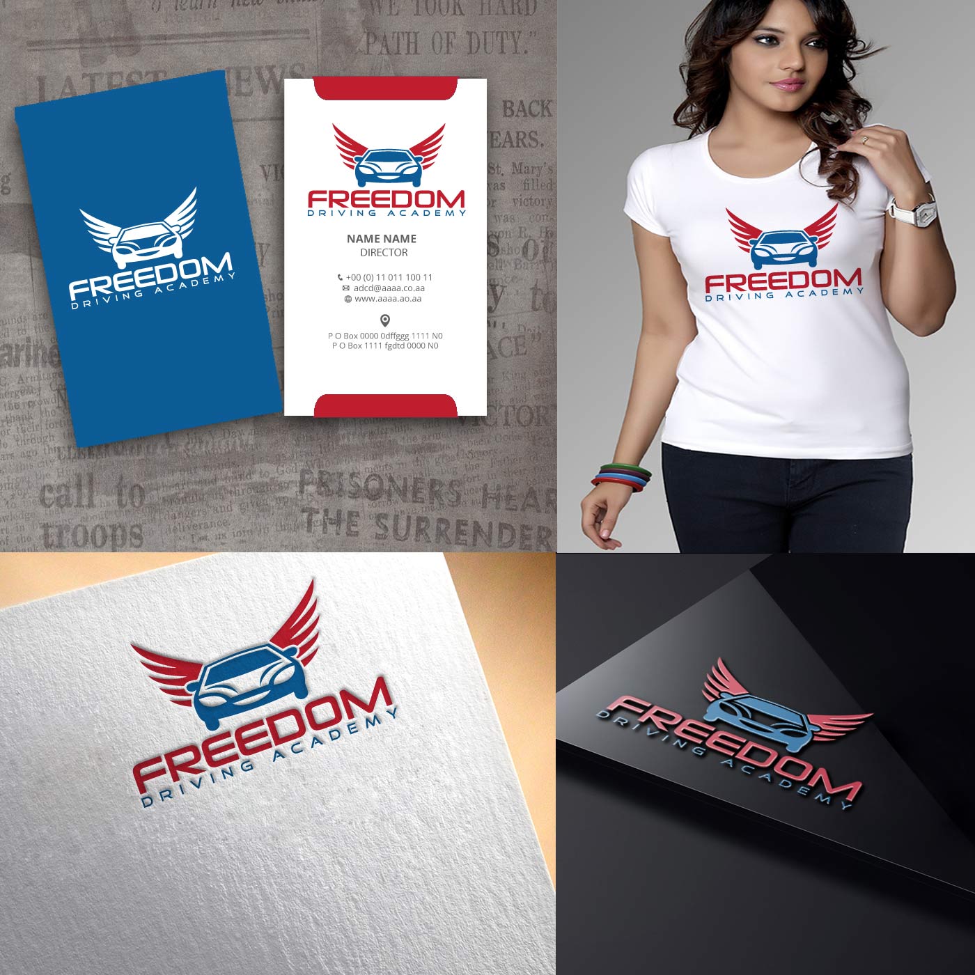 Logo Design by zebronicgraphic for Freedom Driving Academy | Design #13669397