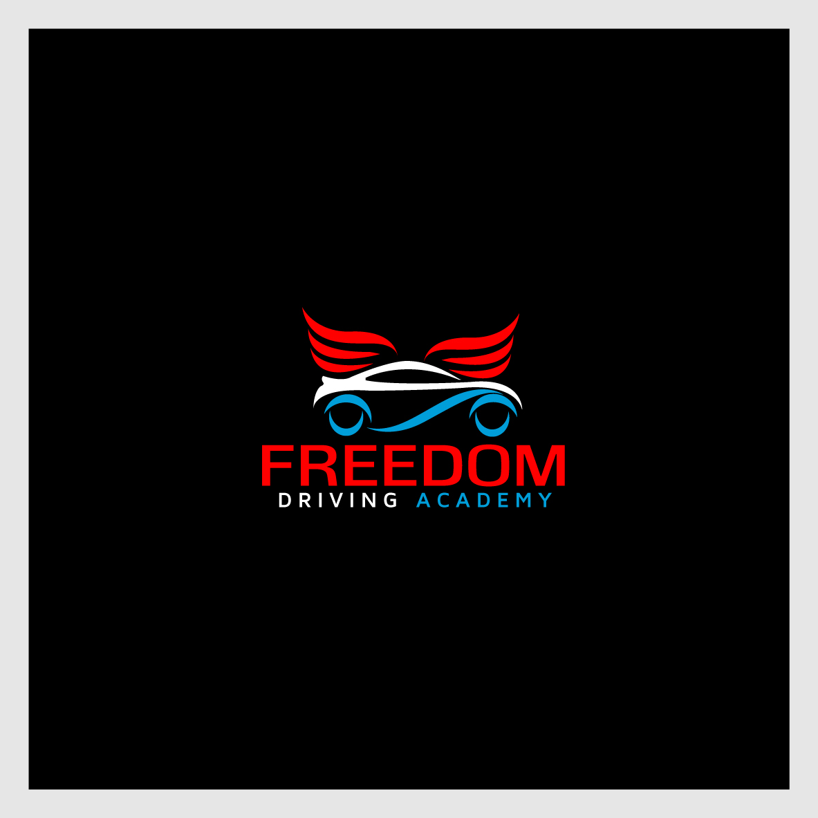 Logo Design by Marketing Wings for Freedom Driving Academy | Design #13673531