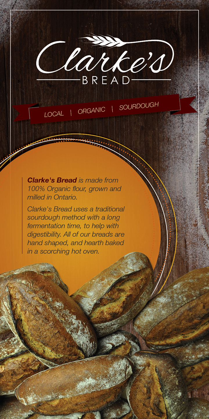 Design de Poster par Vignesh Hardy pour Clarke's Bread | Design #13667593
