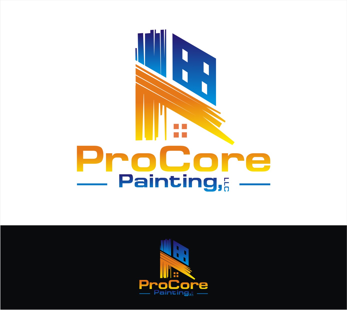 Logo-Design von Soul Light für ProCore Painting, LLC | Design #13663598