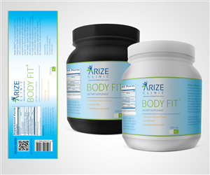 Nutracuetical supplement label | Design Étiquette par Sucre
