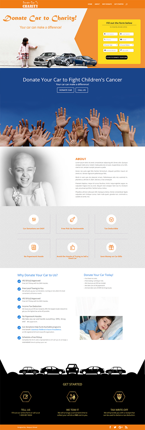 Web Design by Waquar Ahmad for this project | Design #13719641