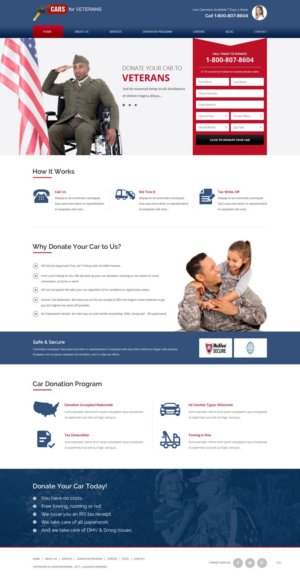 Web Design by pb for this project | Design: #13677479