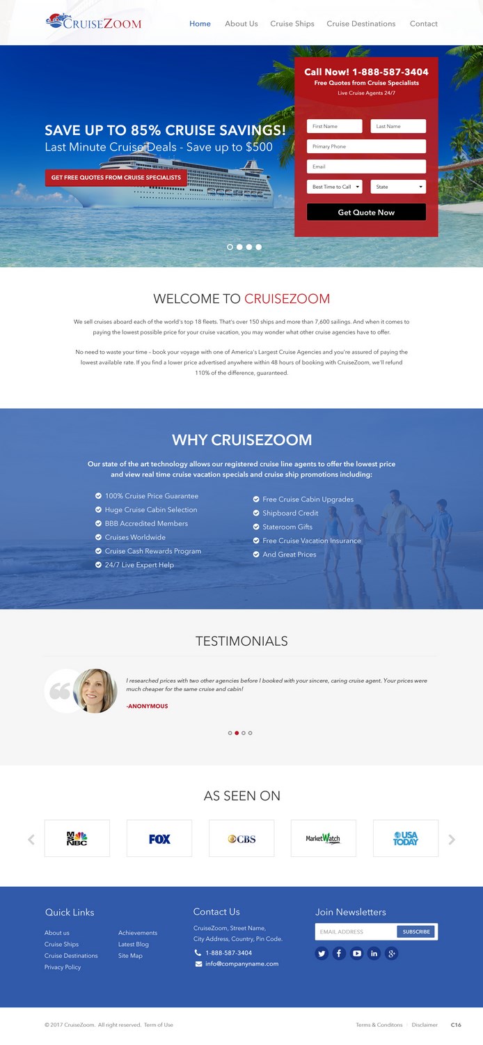 Web Design by pb for this project | Design #13677527