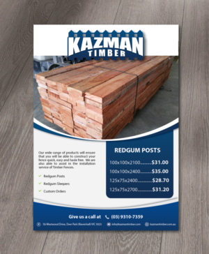 A4 sized 'product advertisement' | Diseño de Flyer por alex989