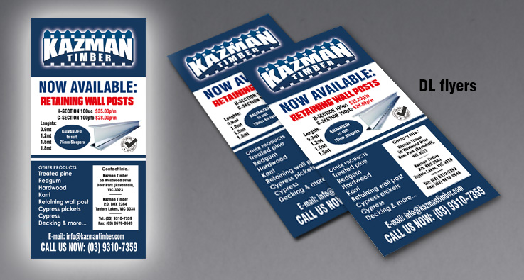 Flyer-Design von NILDesigns für Kazman Timber | Design #13702711