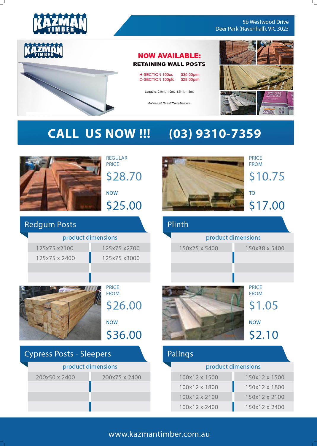 Design de Flyer par fisekovic goran pour Kazman Timber | Design #13674207