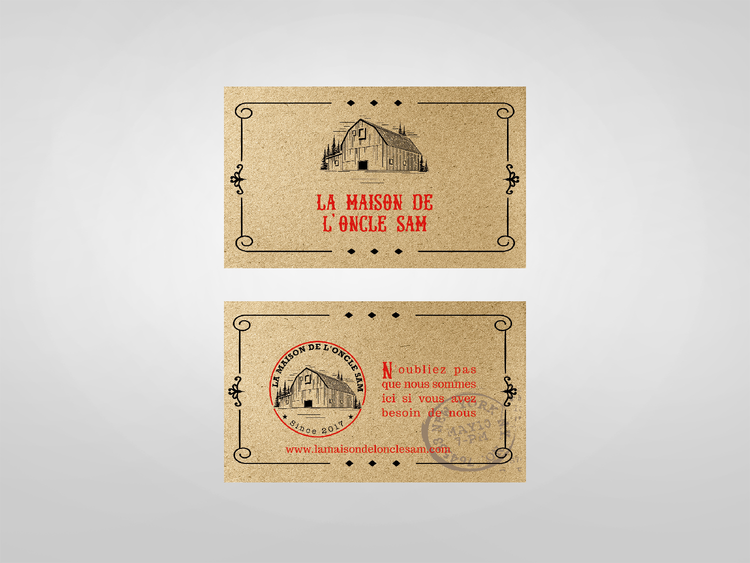 Business Card Design by luiz otavio I DESIGN for SARL Systeme charles | Design #13689192