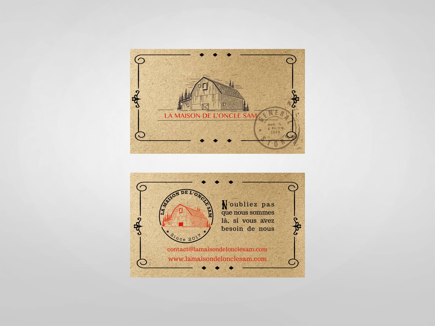 Business Card Design by luiz otavio I DESIGN for SARL Systeme charles | Design #13739115