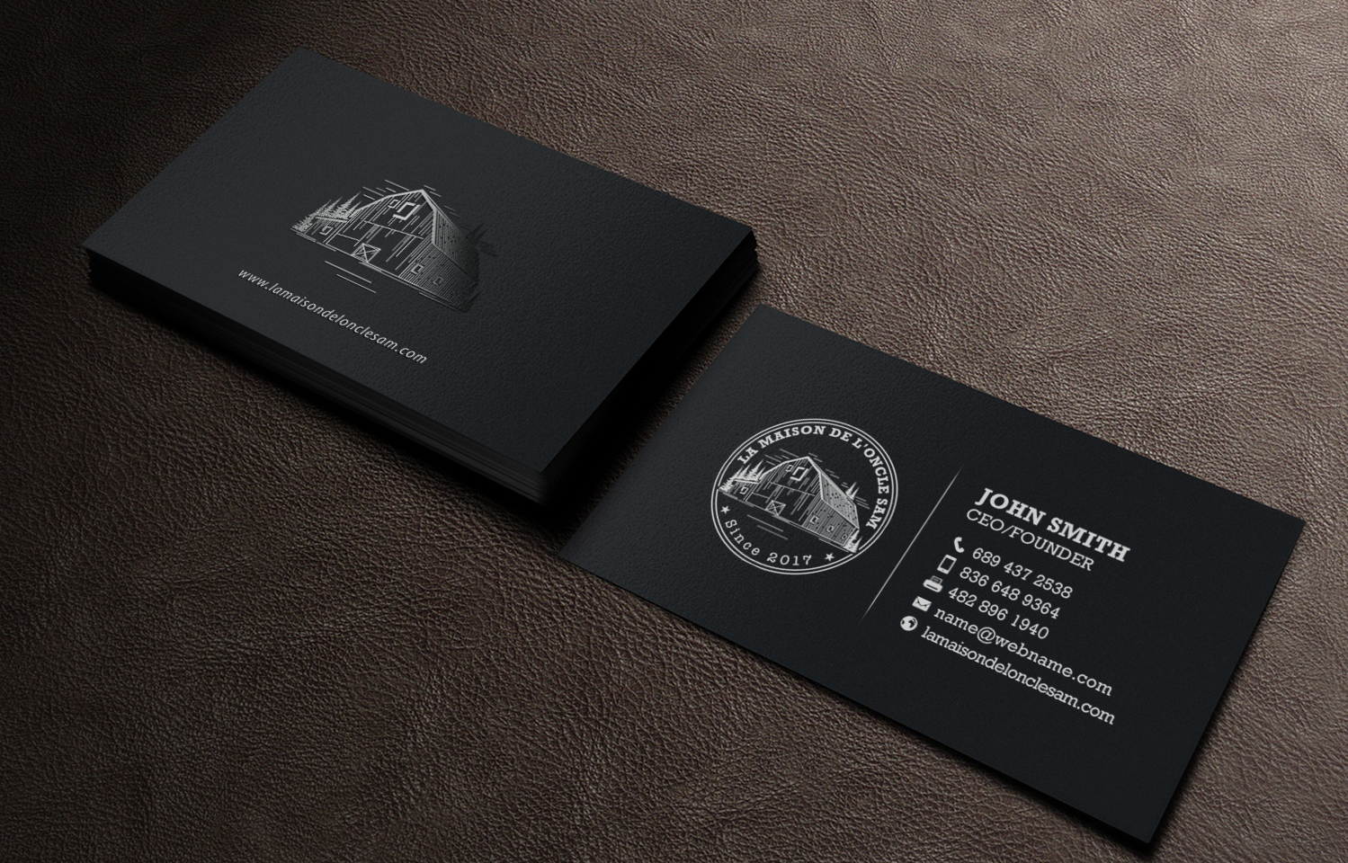 Business Card Design by chandrayaan.creative for SARL Systeme charles | Design #13675176