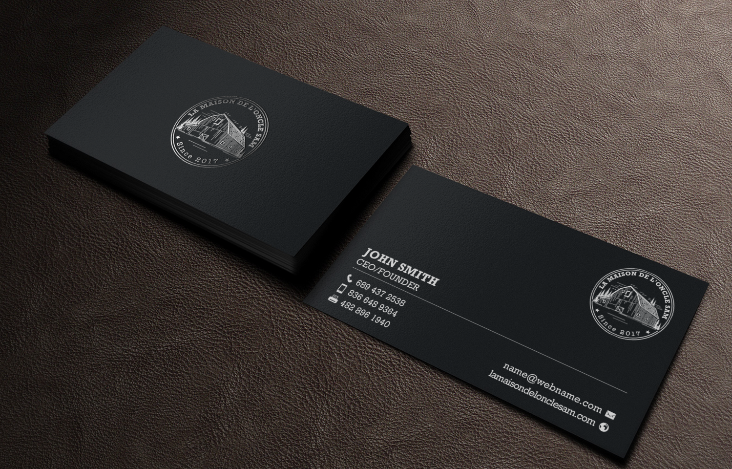 Business Card Design by chandrayaan.creative for SARL Systeme charles | Design #13675177