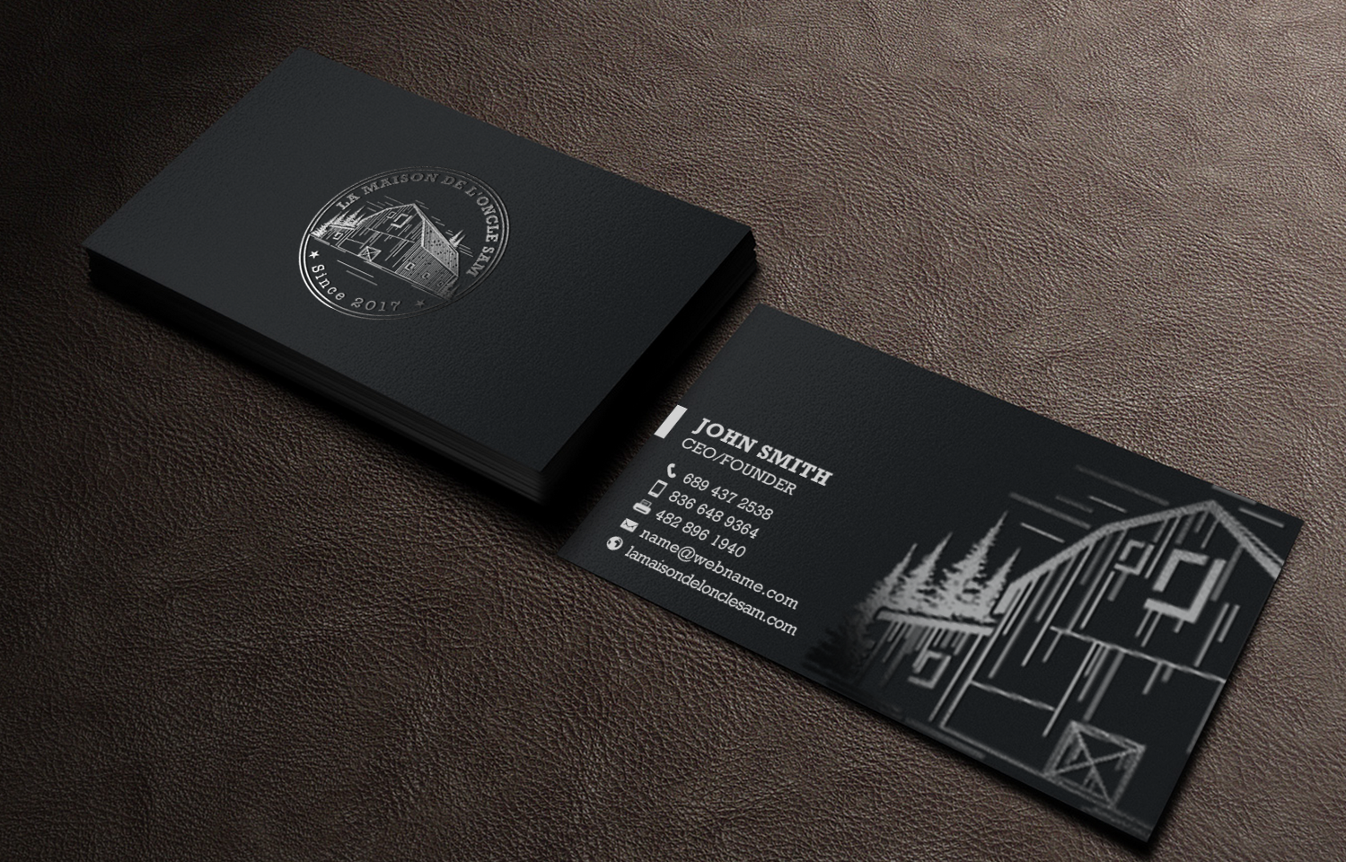 Business Card Design by chandrayaan.creative for SARL Systeme charles | Design #13675178
