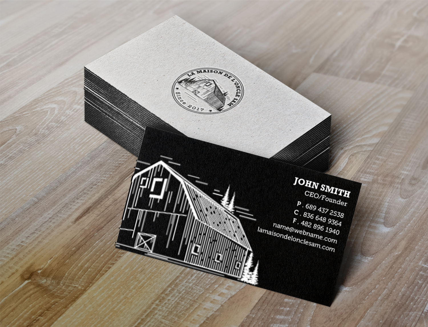 Business Card Design by chandrayaan.creative for SARL Systeme charles | Design #13675234