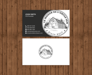 Business Card Design by chandrayaan.creative for SARL Systeme charles | Design: #13675266