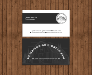 Business Card Design by chandrayaan.creative for SARL Systeme charles | Design: #13676070
