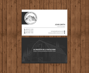 Business Card Design by chandrayaan.creative for SARL Systeme charles | Design: #13676071