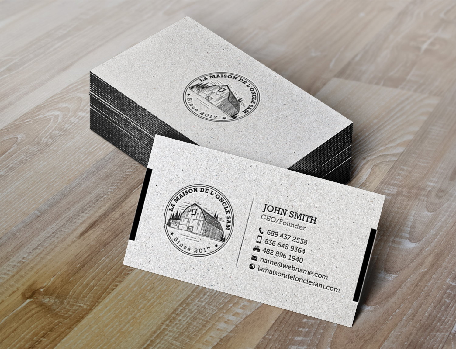 Business Card Design by chandrayaan.creative for SARL Systeme charles | Design #13676167