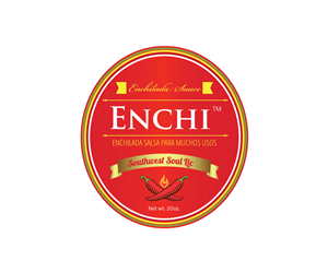 Enchilada sauce needs bright,delicious,appealing, attention-grabbing label | Diseño de Etiqueta por Sucre