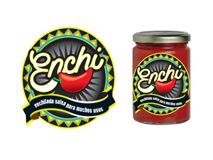Enchilada sauce needs bright,delicious,appealing, attention-grabbing label | Label Design by Soula Vetter
