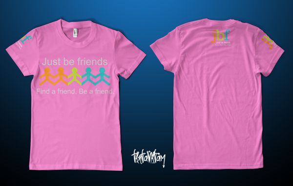Design de T-shirt par blackink pour Just Be Friends Network Inc. | Design #544619