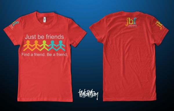 Design de T-shirt par blackink pour Just Be Friends Network Inc. | Design #544620