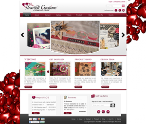 Web Design by webxvision for Heartfelt Creations | Design: #548826