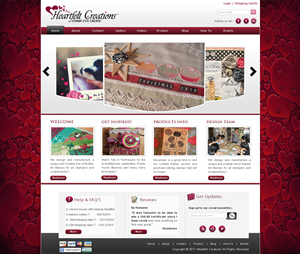 Web Design by webxvision for Heartfelt Creations | Design: #548832