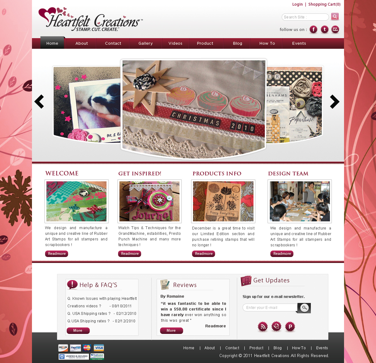 Web-Design von webxvision für Heartfelt Creations | Design #548850