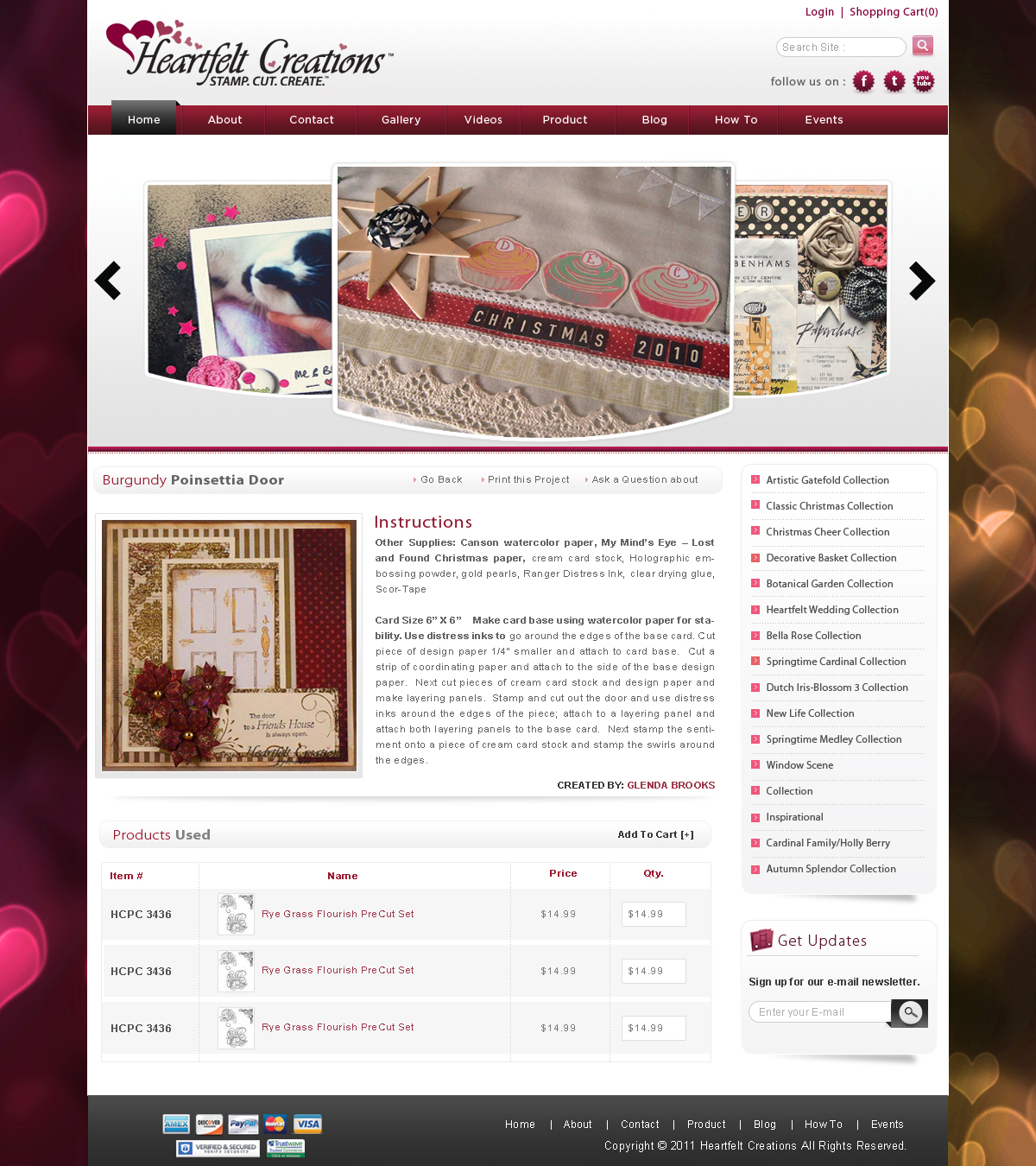 Diseño Web por webxvision para Heartfelt Creations | Diseño #548870