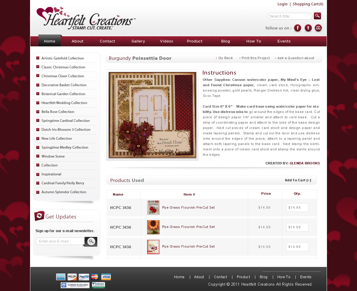 Web-Design von webxvision für Heartfelt Creations | Design #550059