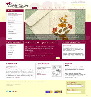 Web Design by pb for Heartfelt Creations | Design: #543310