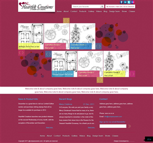 Web Design by pb for Heartfelt Creations | Design: #543311