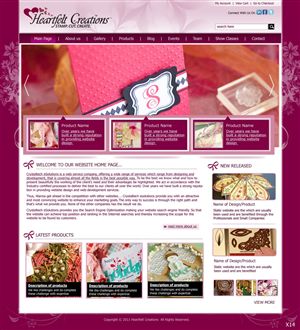 Web Design by pb for Heartfelt Creations | Design: #544283