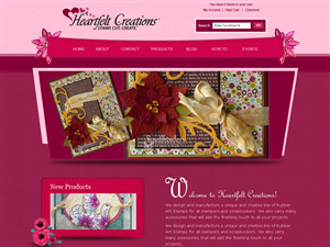Web Design by Devender Sharma for Heartfelt Creations | Design: #546562