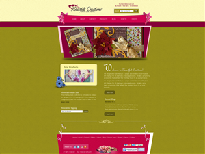 Web Design by Devender Sharma for Heartfelt Creations | Design: #546565