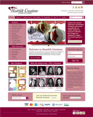 Web Design by CreativeIyke for Heartfelt Creations | Design: #541751
